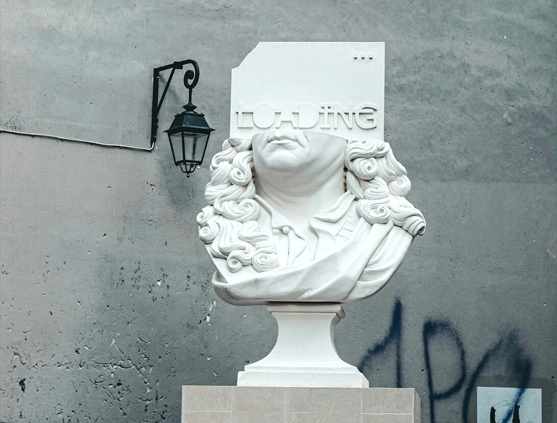 Picture of a bust statue