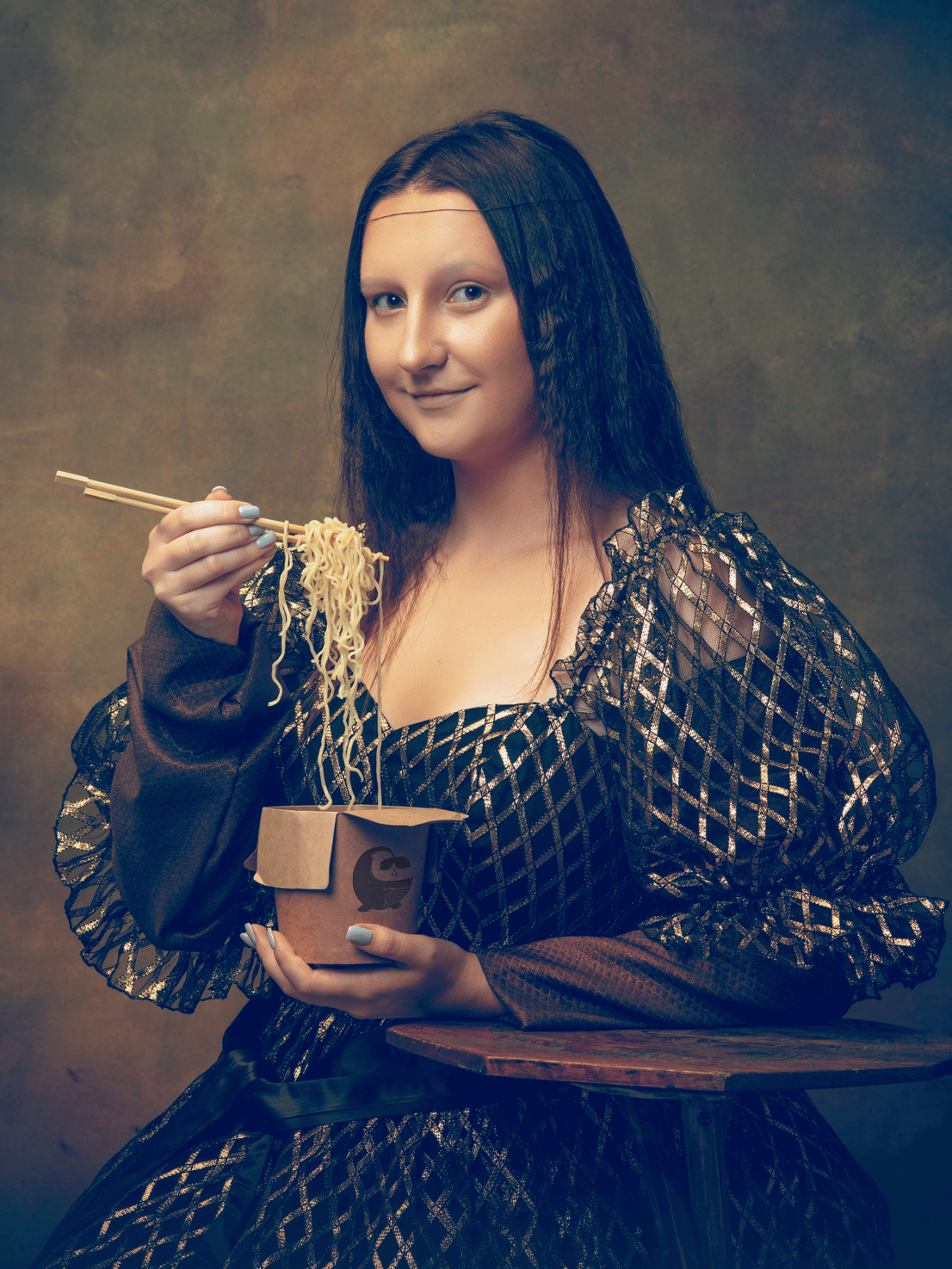 Mona Lisa Noodle Time